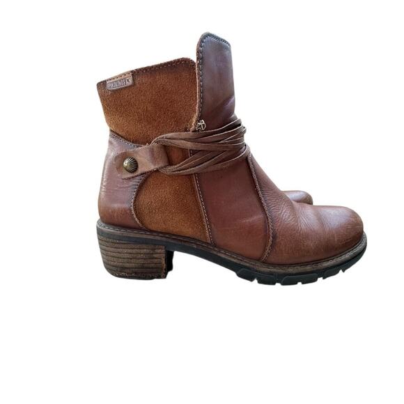 PIKOLINOS Womens San Sebastian Heeled Boots Booties Leather Size 39/9 - Picture 3 of 9